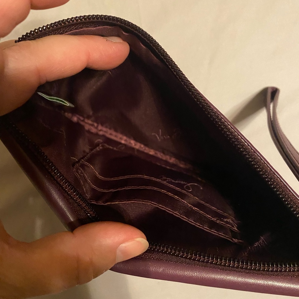 Vera Bradley Purple and Pink Clutch Wristlet - Picture 3 of 5